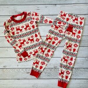 Hanna Andersson Dear Deer Long John Pajamas